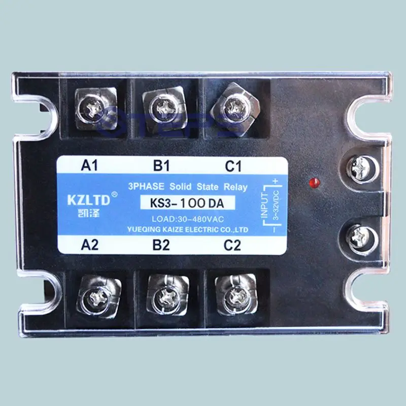 

Three-phase solid state relay 100A DC to AC 380V explosion-proof non-contact contactor relay