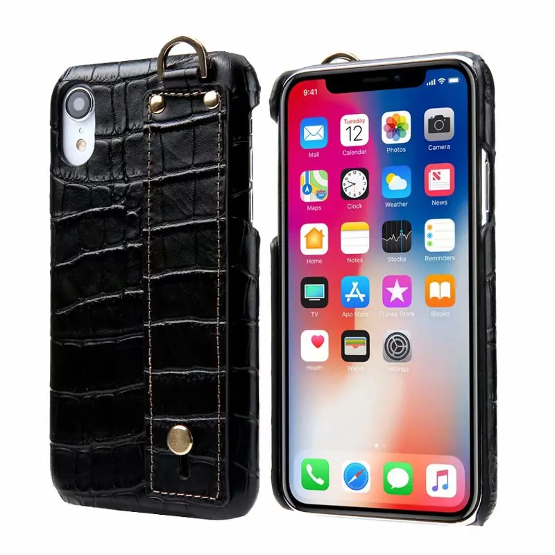 Роскошный чехол из натуральной крокодиловой кожи с узором для iPhone 6 6S 7 8 Plus