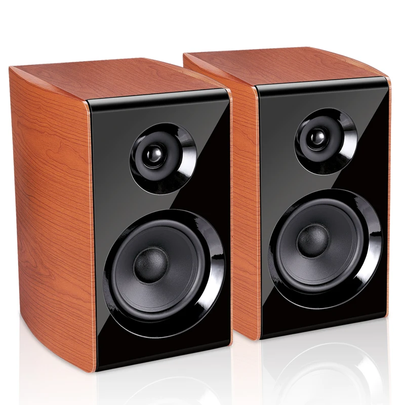 Новая акустическая система Bookshelf HIFI стерео система с объединенным Bluetooth выходной мощностью 60 Вт, электронно-ламповый усилитель, колонна CD DVD плеер на.