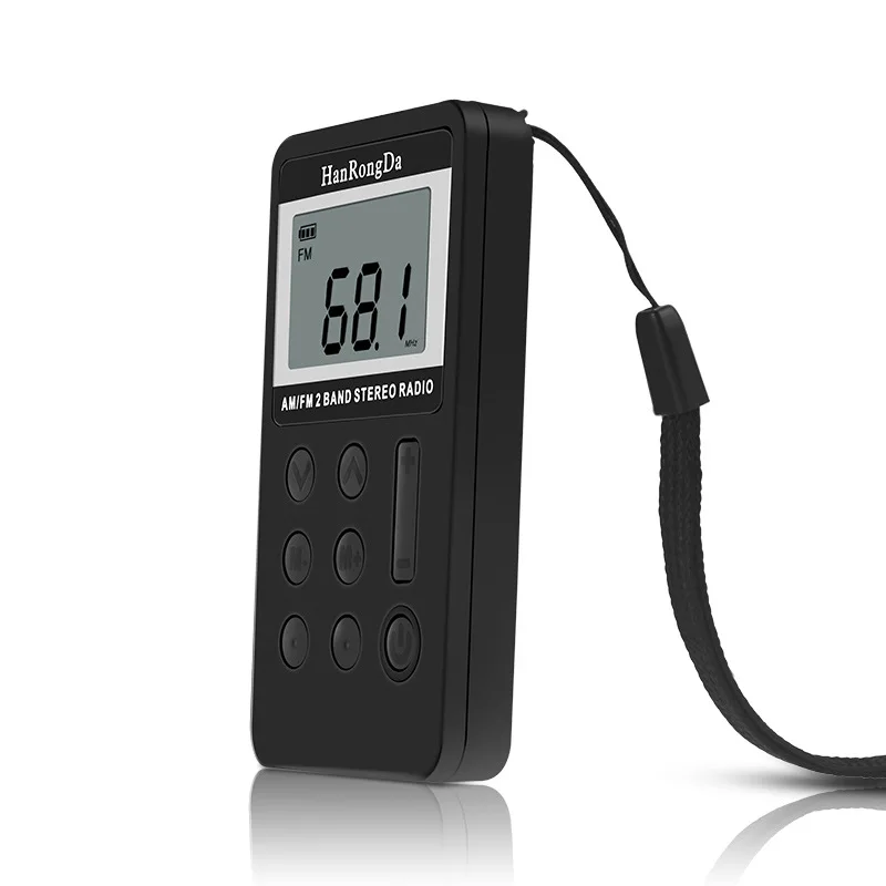 Портативное мультимедийное радио HDR мини AM FM цифровое литиевая батарея зарядка
