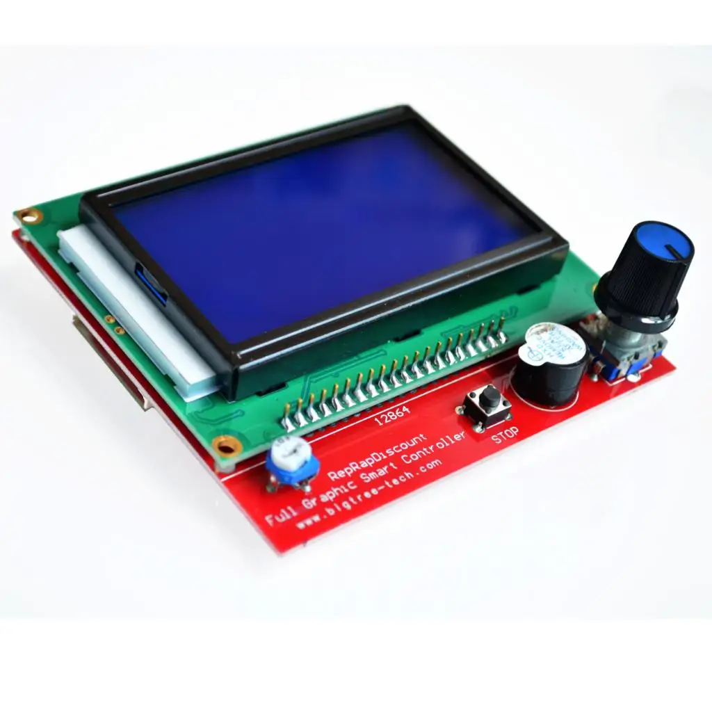 1 компл./лот 12864 LCD Ramps Smart Parts RAMPS 4 Control ler Panel Display монитор Материнская плата синий