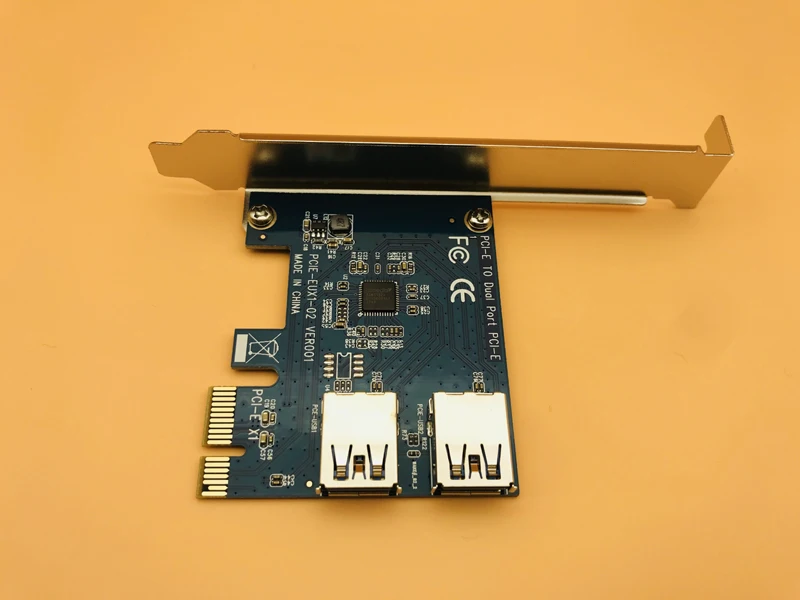 Мини адаптер для порта PCI E USB 3 0 1 поворотник 2 express 1x слота внешняя карта ITX