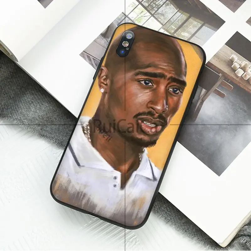 Чехол для телефона Ruicaica 2pac Tupac Amaru Shakur Makaveli Apple iPhone 8 7 6 6S Plus X XS MAX 5 5S SE XR | Мобильные