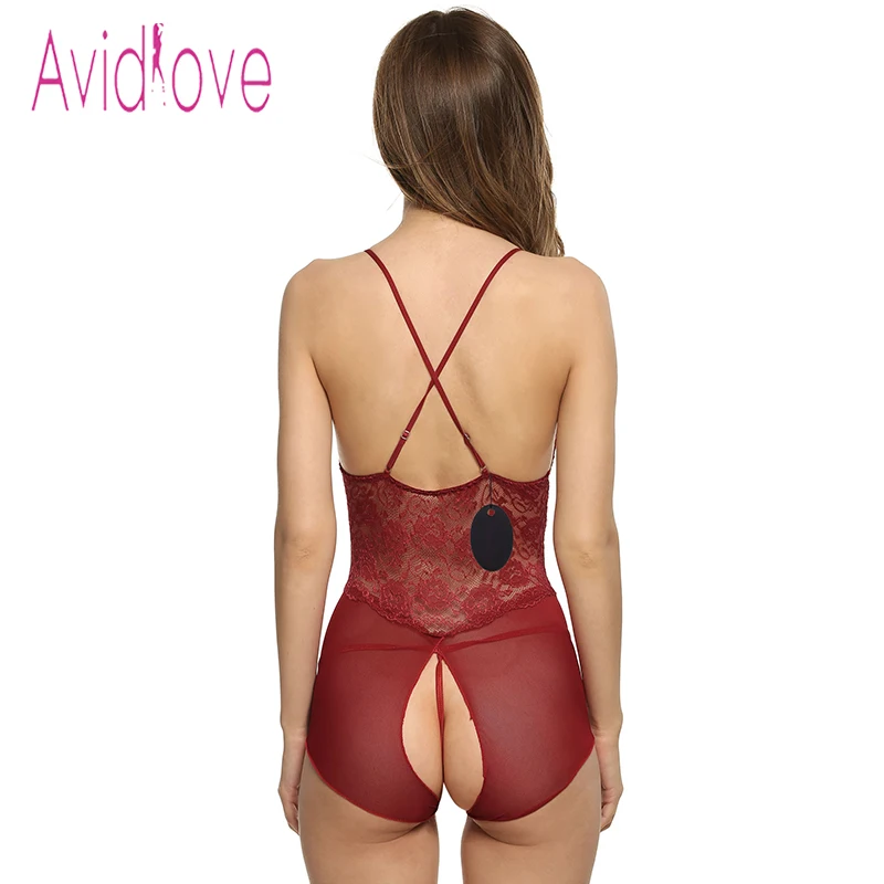 Avidlove сексуальное нижнее белье для женщин Ночное кружевное Сращивание ночные