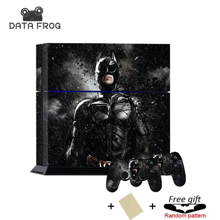 Данные лягушка Мода крутой Бэтмен паук для PS4 кожи Наклейка Обложка для sony PS4 playstation 4 консоли и 2 контроллера Скины