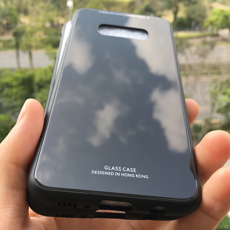 Чехол для Samsung Galaxy S10 Plus роскошный глянцевый твердый силиконовый чехол из