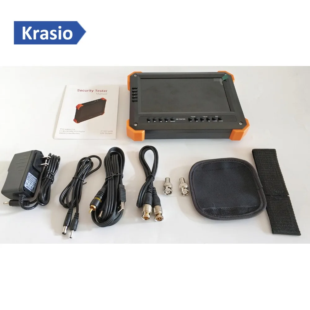 7&quot Handheld TVI AHD CVI Camera HD CCTV Tester 5MP 1080P Security Test Monitor | Безопасность и защита