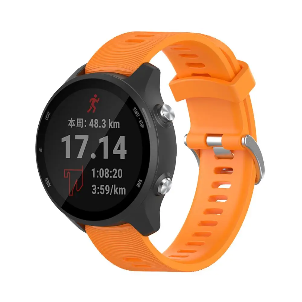 Для Garmin Forerunner 245M 245 ремешок для часов Смарт часы с силиконовым ремешком