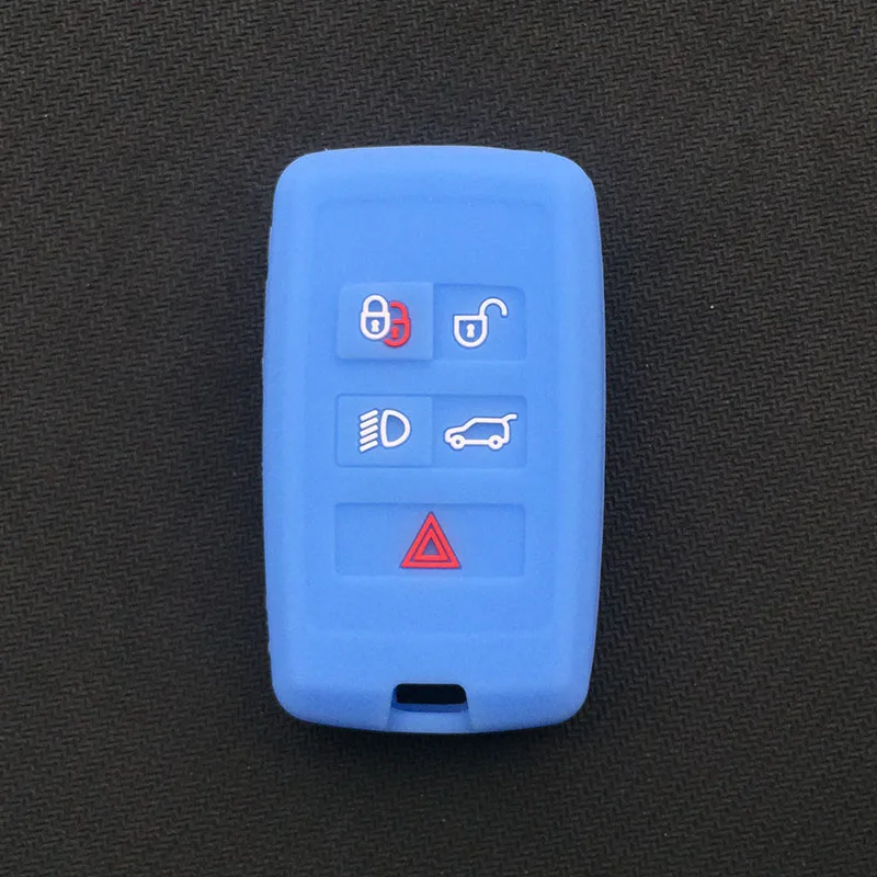 Силиконовый чехол для автомобильного ключа Land Rover Range SPORT Evoque Discovery 5 кнопок
