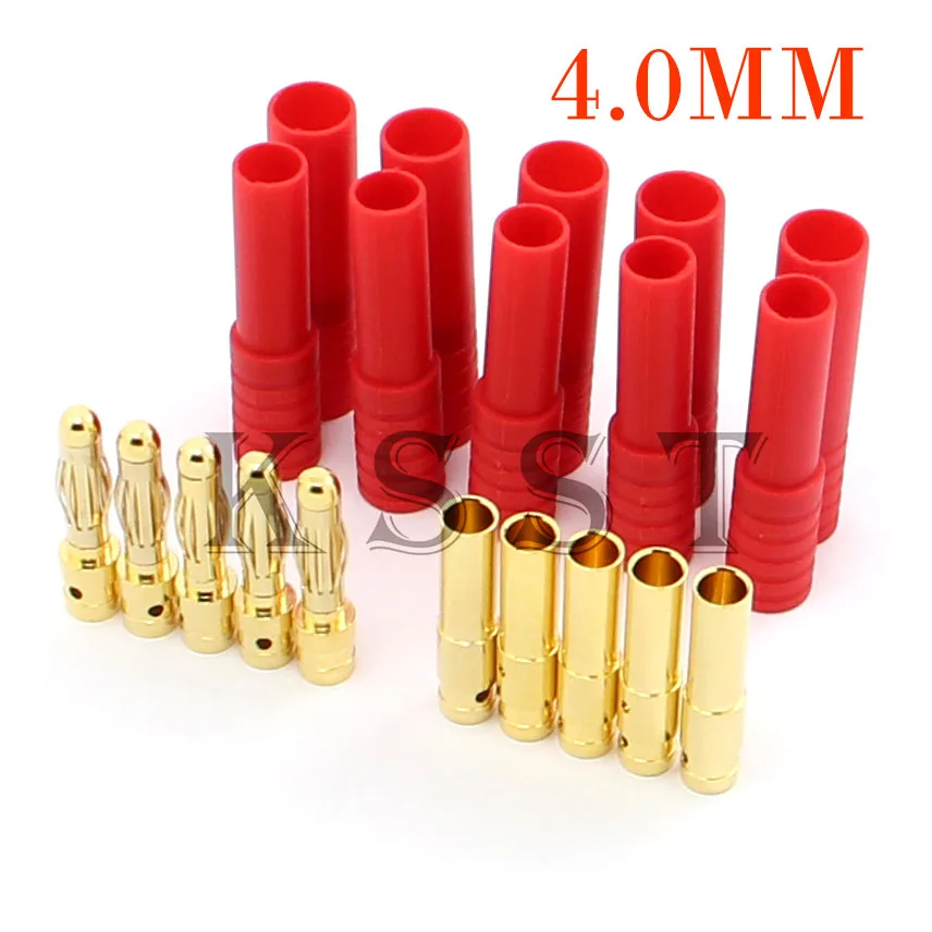 10 комплектов 4 мм вилки типа банан|plug 4mm|plug goldplugs bullet |