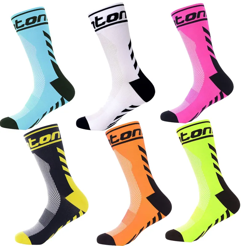 Мужские велосипедные носки для верховой езды спортивные бега дышащие мужские