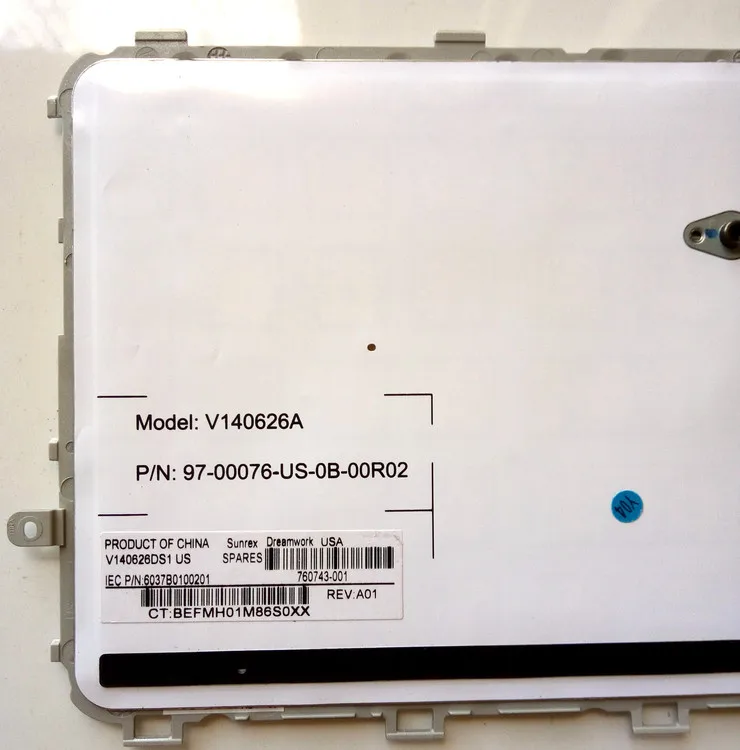 Новинка для HP Envy Touchsmart US клавиатура с подсветкой совместимая рамкой V140626DS1 V140626A