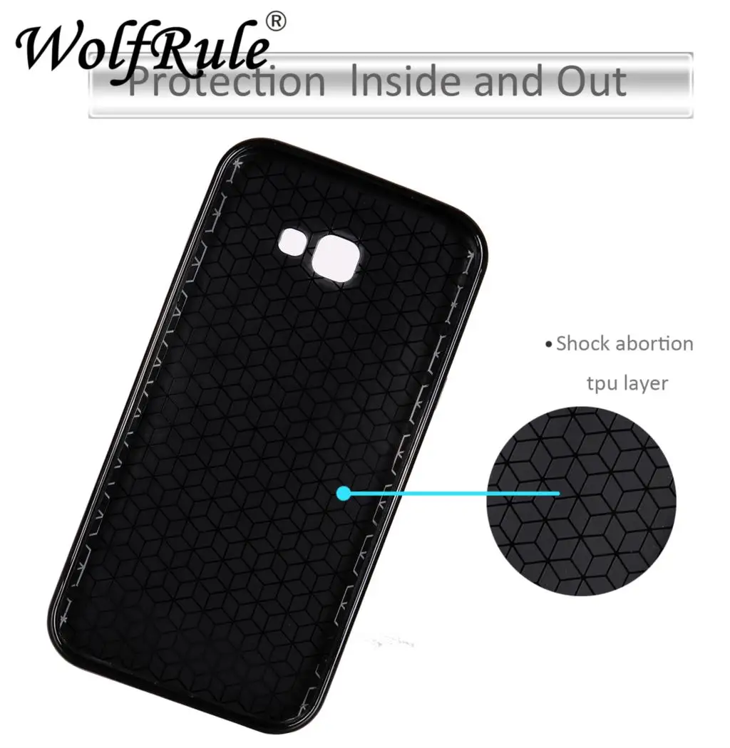 For Cover Samsung Galaxy A7 2017 Case Silicone Rubber Phone for Coque Fundas |