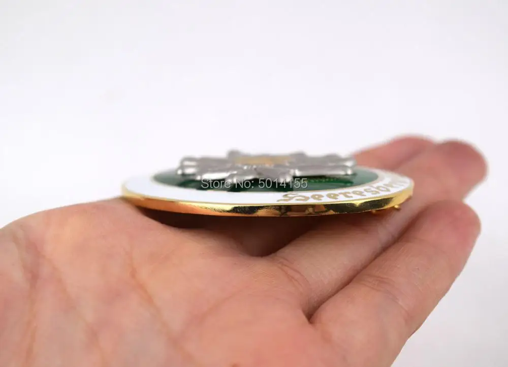 Реплика немецкого горного отряда Edelweiss металлический значок Insignal Gold | Спорт и