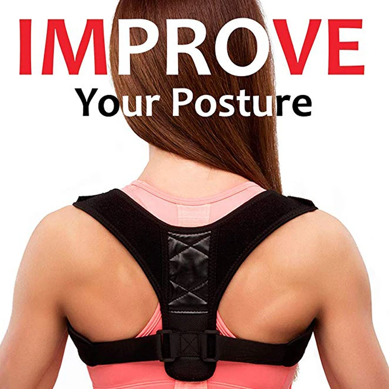 Поддерживающий Пояс с регулируемой спинкой Корректор осанки ключицы