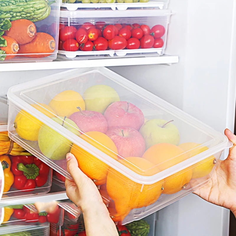 Корзина для хранения кухонный холодильник органайзер фруктов|Полки и держатели|