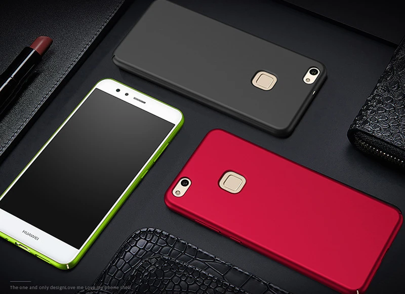 Coque, чехол, чехол для HuaWei p10 Lite P 10 Plus p10 lite Nove lite, Жесткий ПК на роскошный простой, матовый Защитная задняя панель для телефона Etui