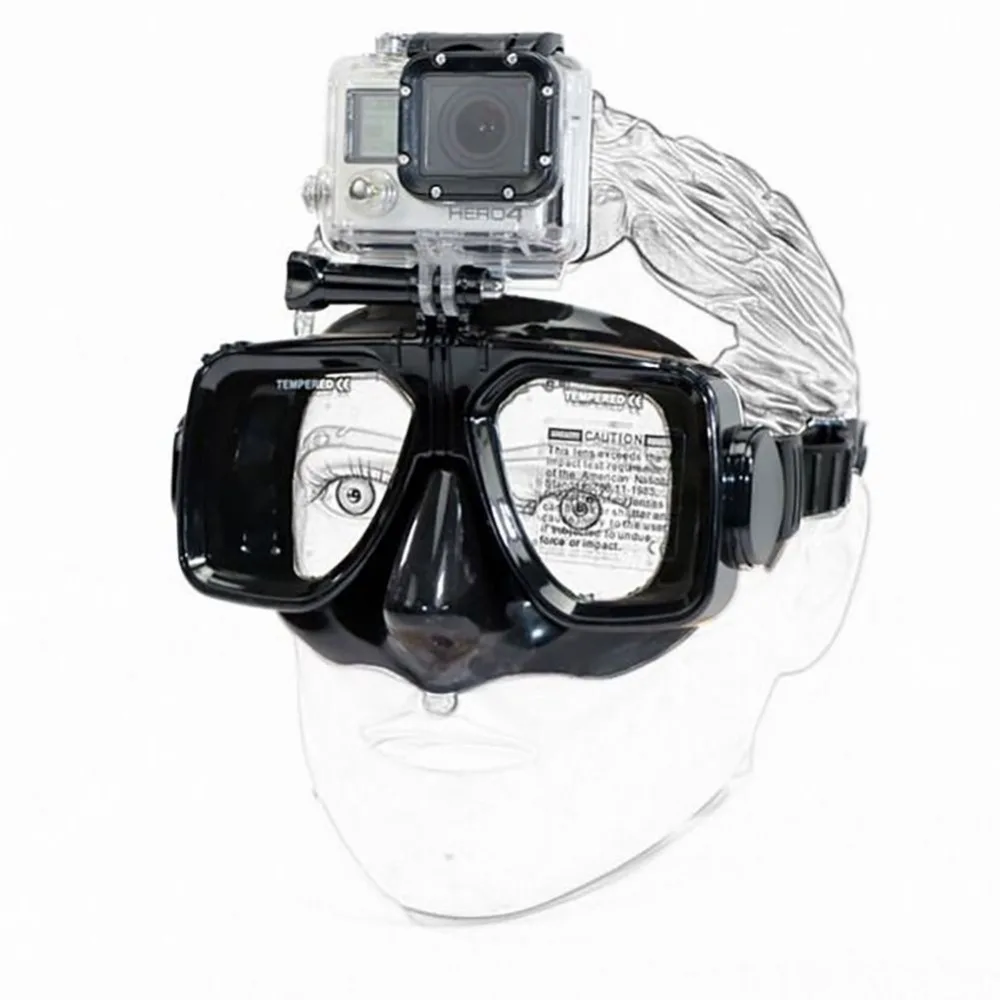 Аксессуары для GoPro Go Pro Hero 1/2/3/3 +/4 SJCAM SJ4000/5000/6000 Xiaomi yi плавательные очки маска