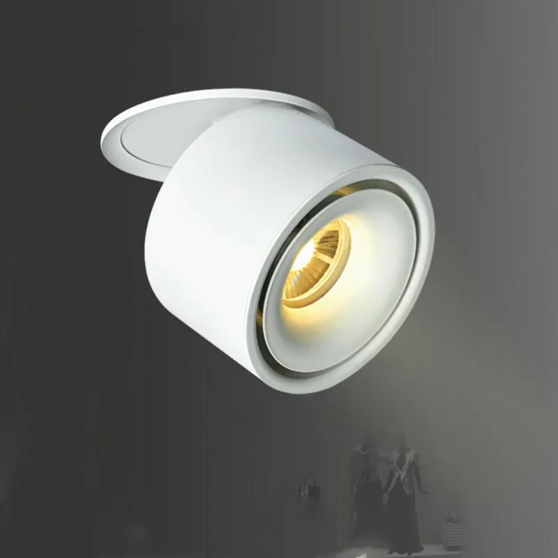

Surface Mounted LED Spot Light 360 Degree Rotation LED Downlights 15W Dimmable COB Downlights AC85-265V LED Ceiling Lamps