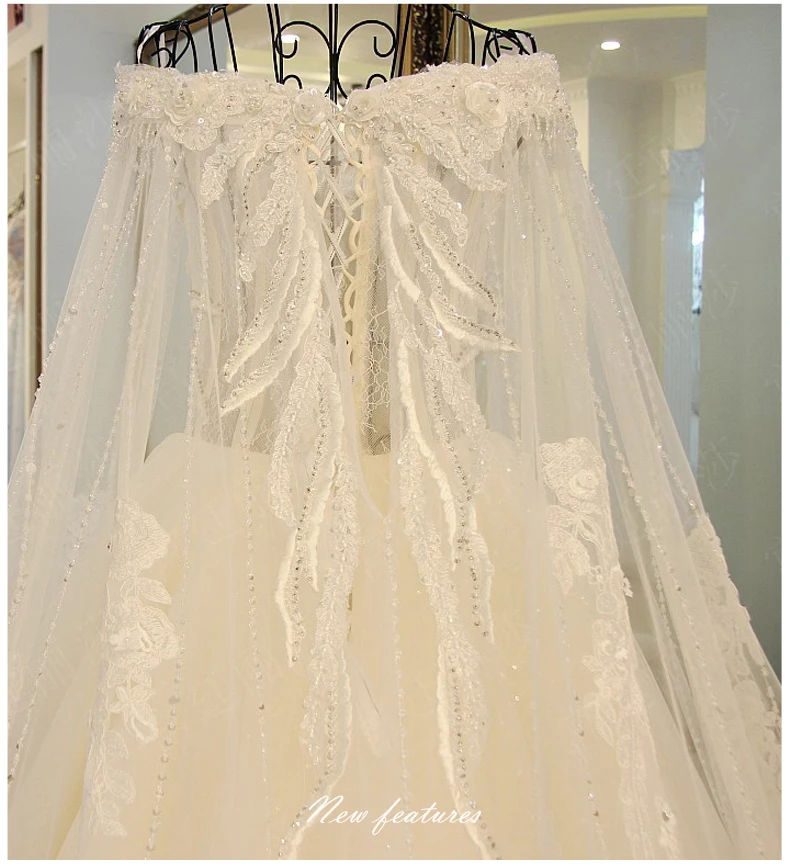 Walk Beside You белые свадебные платья цвета шампанского vestido de noiva размера плюс бальное платье Роскошные кружевные аппликации собора поезд невесты