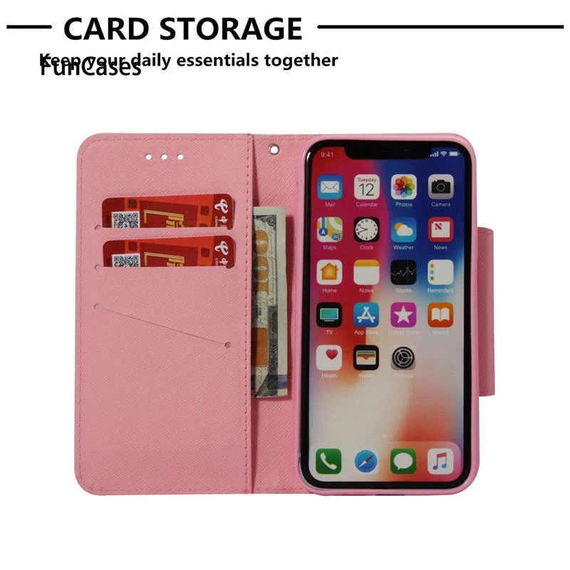 Large Size Magnet Button Phone Case For Apple iPhone X XS XR 2017 2018 PU Leather Covers iPhoneXS Max Full Housing TPU Cases | Мобильные