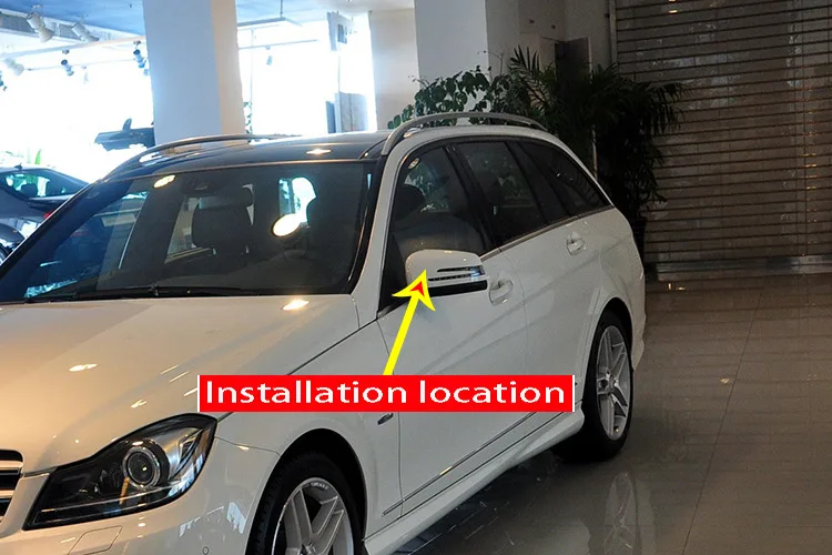 Чехол для зеркала заднего вида Mercedes Benz A W176 B W246 C W204 E W212 CLA W117 GLA X156 GLK X204 CLS Class W218 |