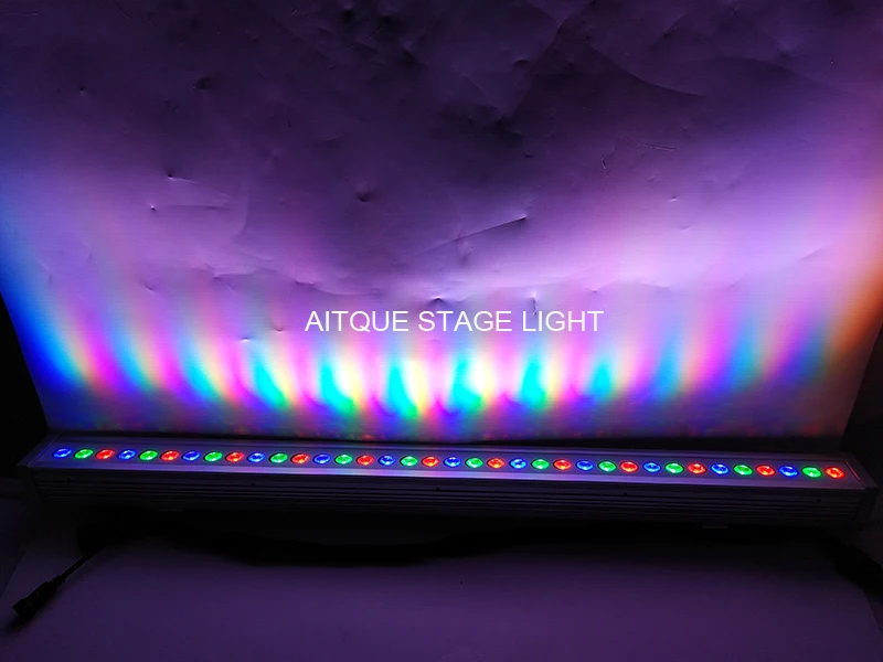 4 партии, Новогоднее украшение, цифровой светодиодный дисплей, 36x3 Вт, rgb Светодиодная панель rgb, уличные Настенные светодиодные светильники, шайба