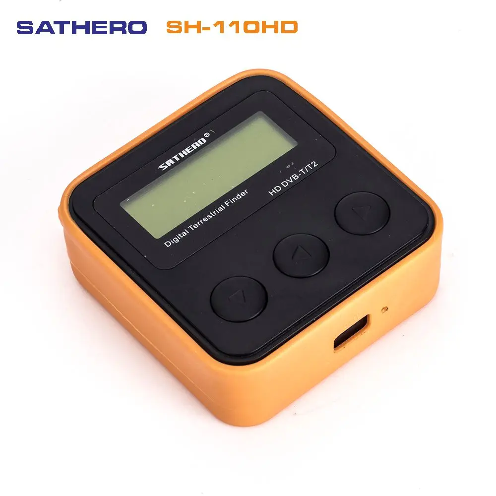 SATHERO SH 110HD Meter DVB T устройство поиска сигналов наземных станций HD Digital T2 better