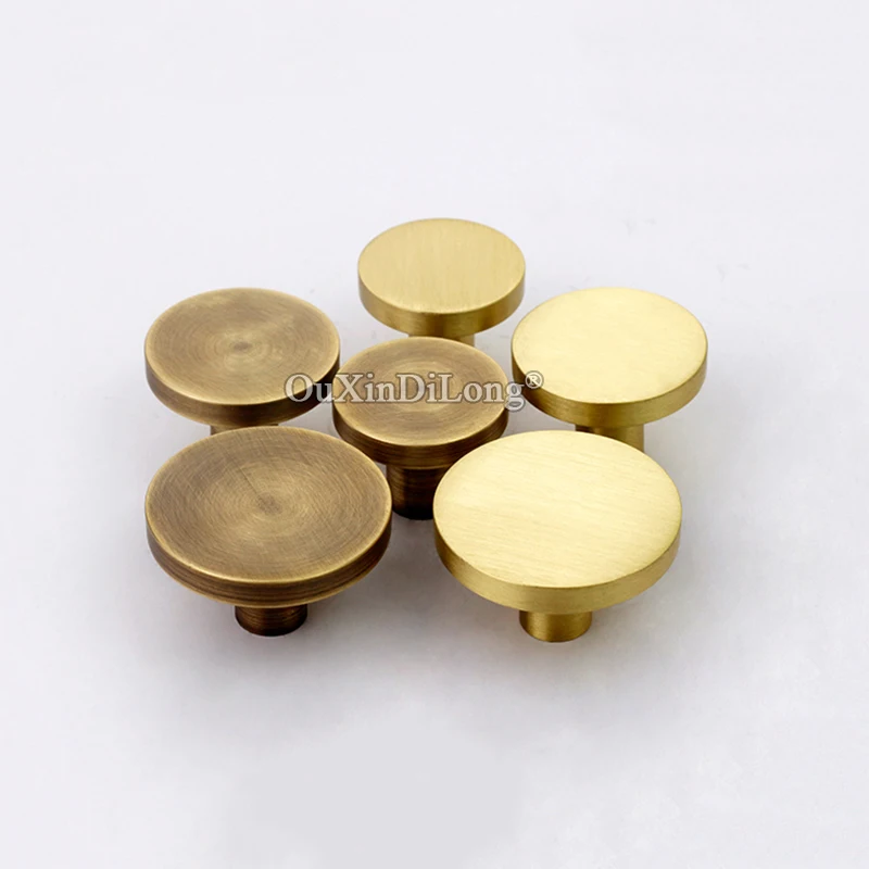 Retro Vintage 20PCS Antique Solid Brass Cabinet Pulls Handles Kitchen Cupboard Wardrobe Drawer Wine and Knobs | Обустройство дома