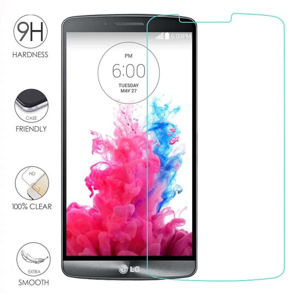 Защитная пленка для экрана из закаленного стекла 9H LG G3 G4 Beat G3S G5 Leon Spirit X Power K220DS Mangna