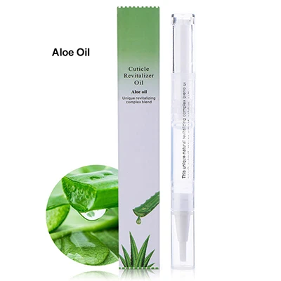 aloe oil Масло для кутикулы Маникюр Уход за ногтями Питание ручка nagelriemolie tratamento unha aceite cuticula olio cuticole nagelie pen - Цвет: aloe oil