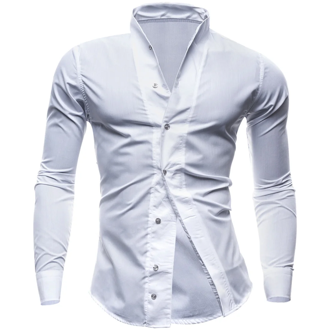 T-Bird мужские рубашки с длинным рукавом 2017 брендовые повседневные приталенные