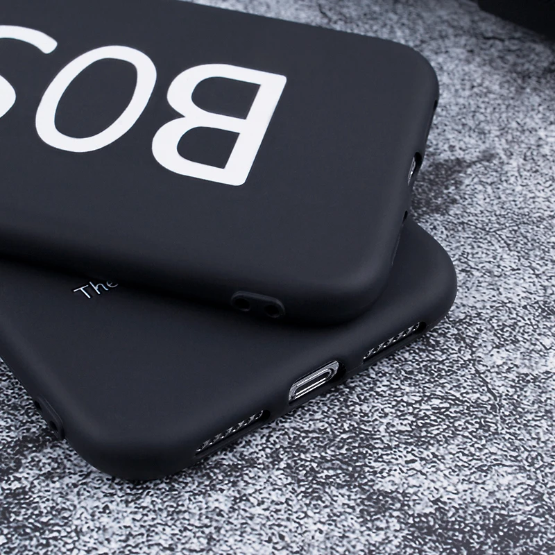 Черный чехол с абстрактным узором для iPhone XR XS Max X 5 5S SE 6 6S Plus 7 8 Мягкий ТПУ силикон
