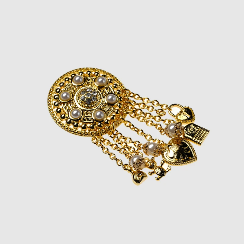 Бутик Amorita золотой геометрической формы подвесные броши|brand brooch|brooch brandbrooch designer |