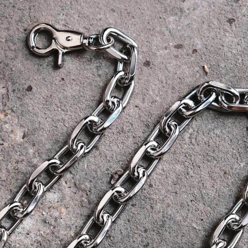 Модные кожаные ремни в стиле панк хип хоп для мужчин и женщин популярные цепи