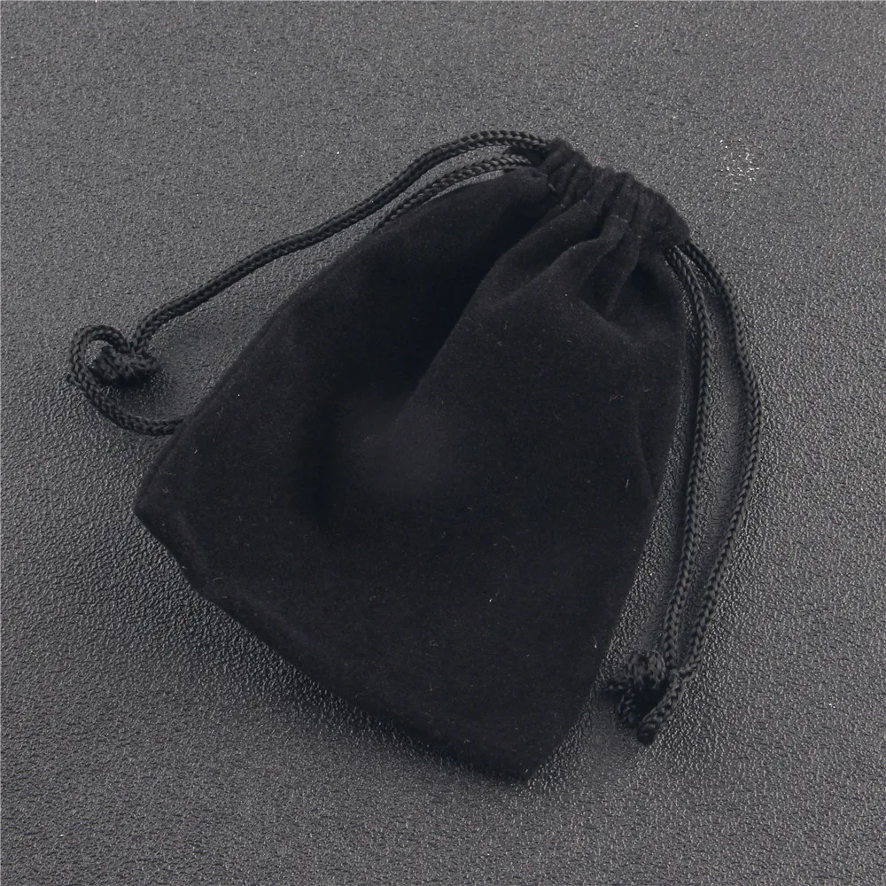 1 PC Black Velvet 7*9cm Ring Earrings Bracelet Necklace Bag Display Packaging Gift Pouch | Украшения и аксессуары