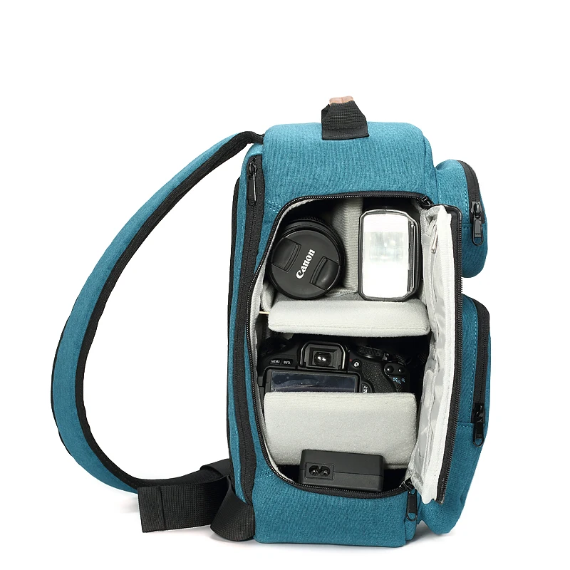 

Flyleaf FL-345# Bag Backpack One Shoulder Inclined Across Shoulders Waterproof Men Women Backpack For Kamera Video Photo Bag