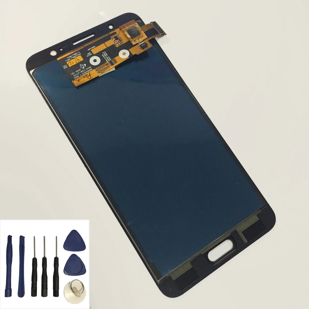 Регулируемый Яркость для Samsung Galaxy J7 2016 J710 сенсорный экран + ЖК дисплей в сборе