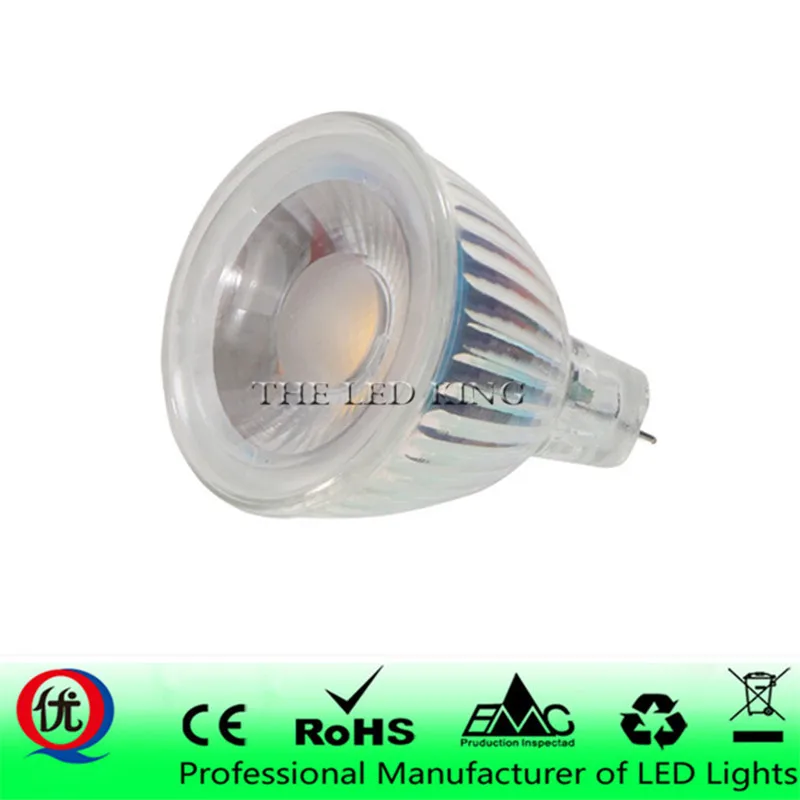 Мини MR11 светодиодный светильник COB лампы 7W 9W AC/DC 12V GU4 с регулируемой яркостью 360