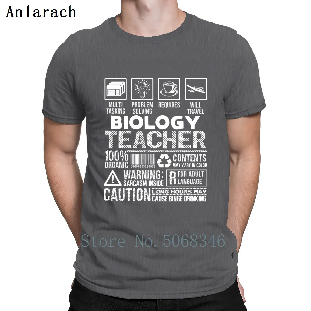 Biology Teacher Mutiltasking Shirt T Novelty Loose Fashion Tee Cool Spring S-XXXL Custom | Мужская одежда