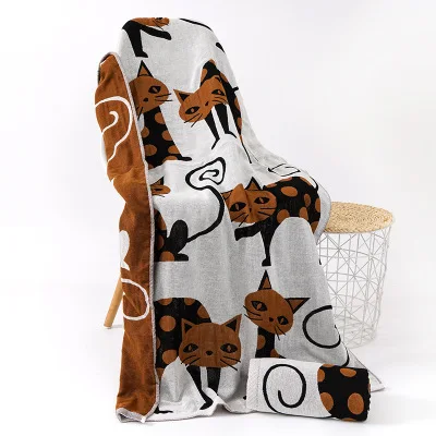 Pattern 10 Хлопковое Марлевое пляжное полотенце, простыни для ванной комнаты, для взрослых, мультяшное детское большое одеяло для душа, для путешествий, отеля, банный халат, шаль, детское банное полотенце - Цвет: Pattern 10