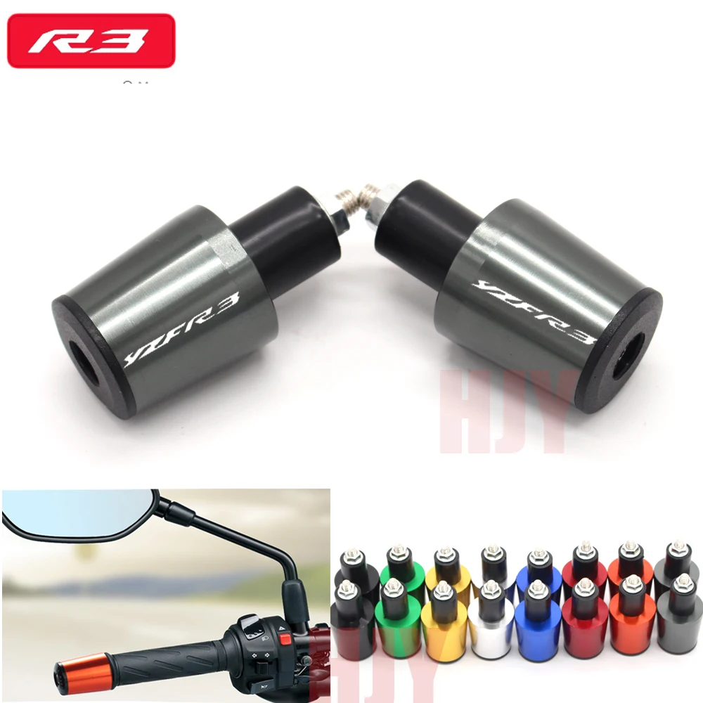 Мотоциклетные аксессуары 1/4 &quot22 мм ручки руля крышка Заглушки для Yamaha YZF R3 7/8 2014 2015