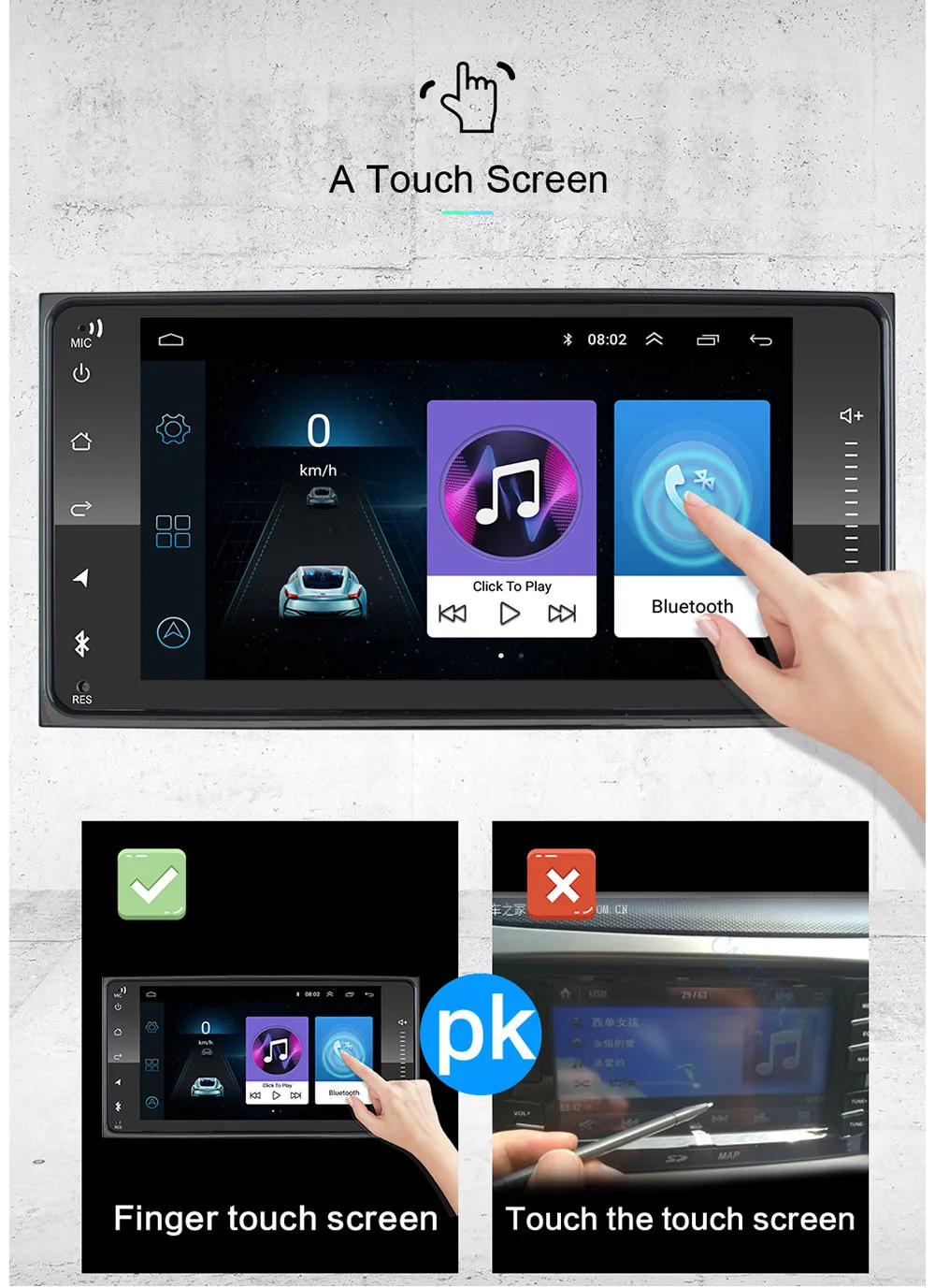Android 8,1 автомобильный dvd-плеер для Toyota Corolla Camry Highlander 2din автомобильный Радио gps навигация WiFi зеркальное соединение мультимедийный плеер