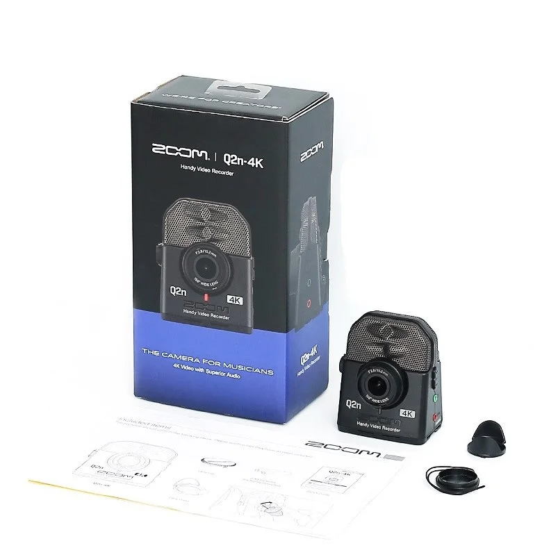 ZOOM Q2N4K USB интерфейс удобный видео рекордер 4K запись видео и аудио машина/рекордер/камера для выступлений и живого потока