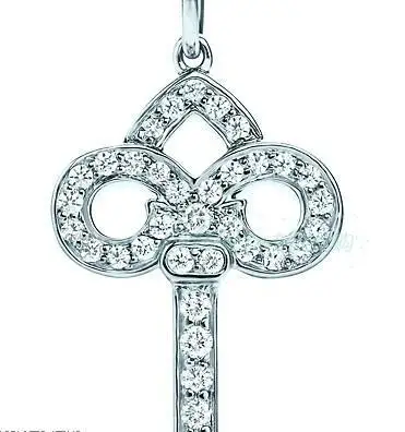 Excellent Fabulous Key Shape Promise Love Engagement Pendant Necklace Statement jewelry For Bridal | Украшения и аксессуары
