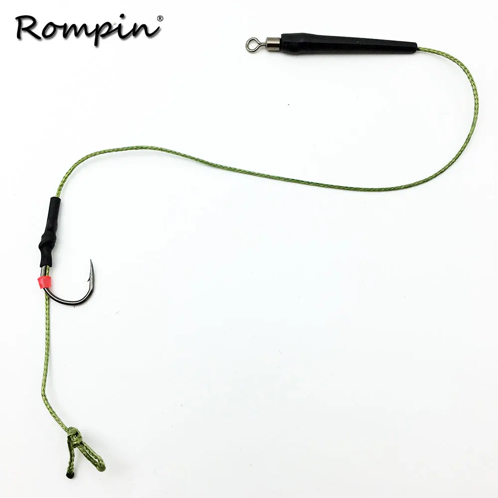 Rompin 10 шт./пакет Карп Рыболовный крючок ссылку рыболовная леска буровые установки