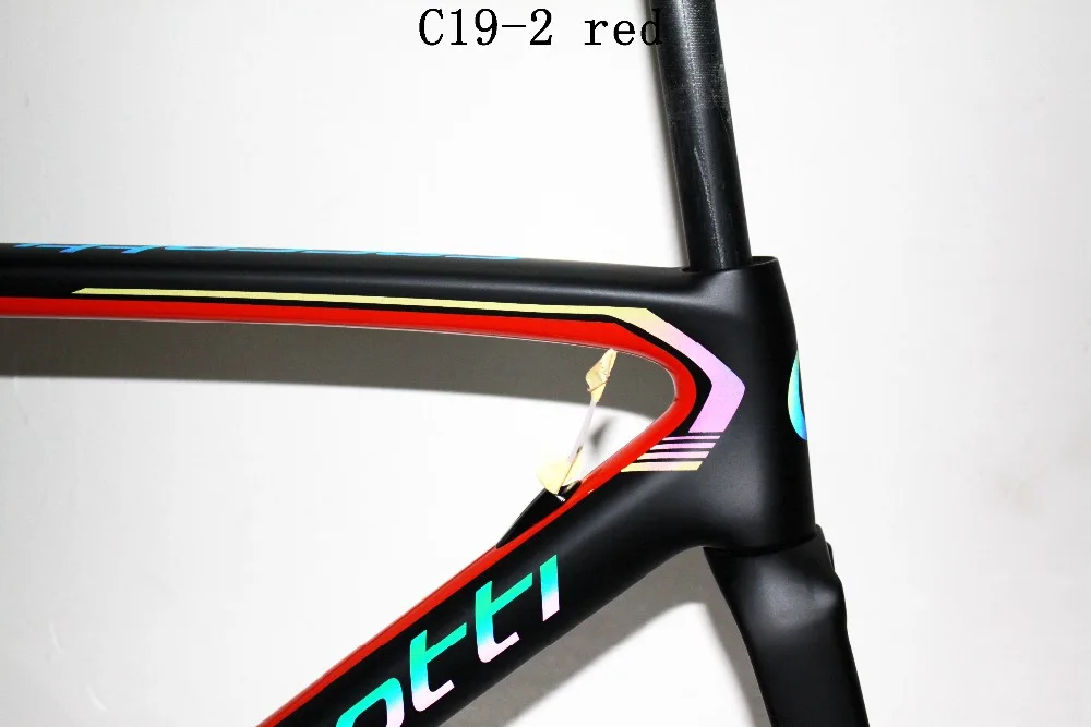 Dc019 ceccotti карбоновая рама для дорожного велосипеда Toray PF30/BB30/BSA рама+ вилка+ подседельный штырь+ зажим+ гарнитура