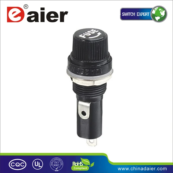 

Daier FH-102 Fuse Holder For Fuse 6*30mm Diam 14mm