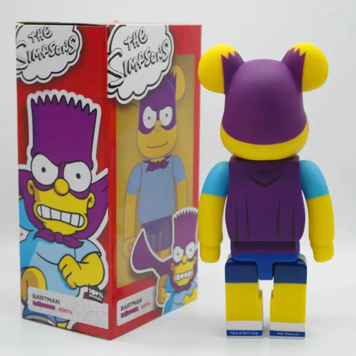 Free EMS Shipping Hot Sale Bearbrick The Simpons 400% Large Size Decoration Doll Christmas Gifts 28cm | Игрушки и хобби