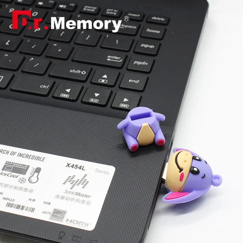 Usb 2 0 мультяшный милый животный флэш накопитель в виде осла 64 Гб 32